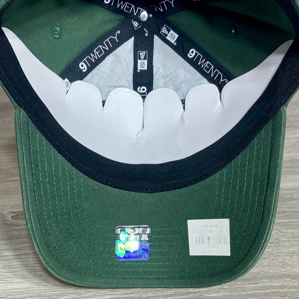 New Era 9Forty New York Jets Hat Cap Adjustable Snapback Green NFL. - Picture 10 of 13